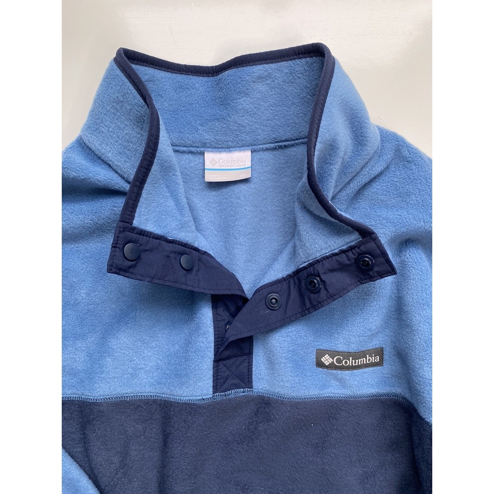 Columbia Steens Mountain Half Snap Fleece Pullover Blue/ Men's Size XL